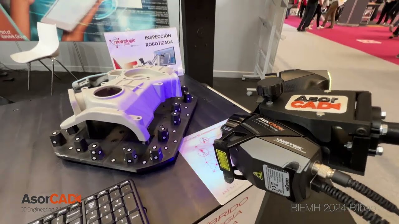 ASORCAD &bull; BIEMH 2024 Bilbao junto a Creaform, Stratasys, Oqton, Metrolog y Nutai