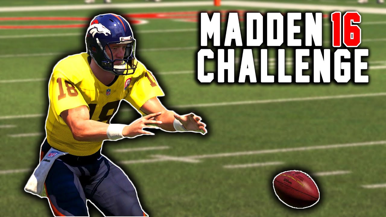 Trick Plays and March To The Playoffs!  Peyton Manning The RB #10 - Madden 16 NFL Career Challenge