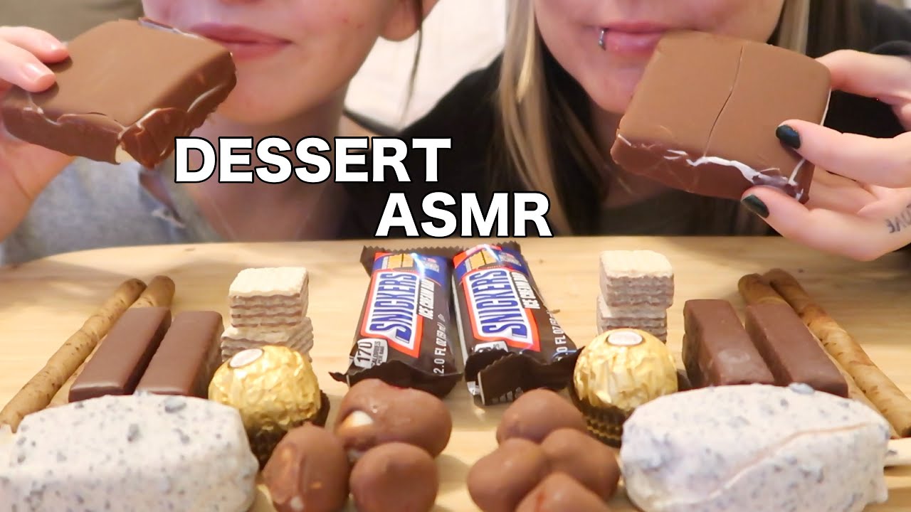ASMR DESSERT EATING VIDEO | ICE CREAM BARS TRUFRU CHOCOLATE CANDY