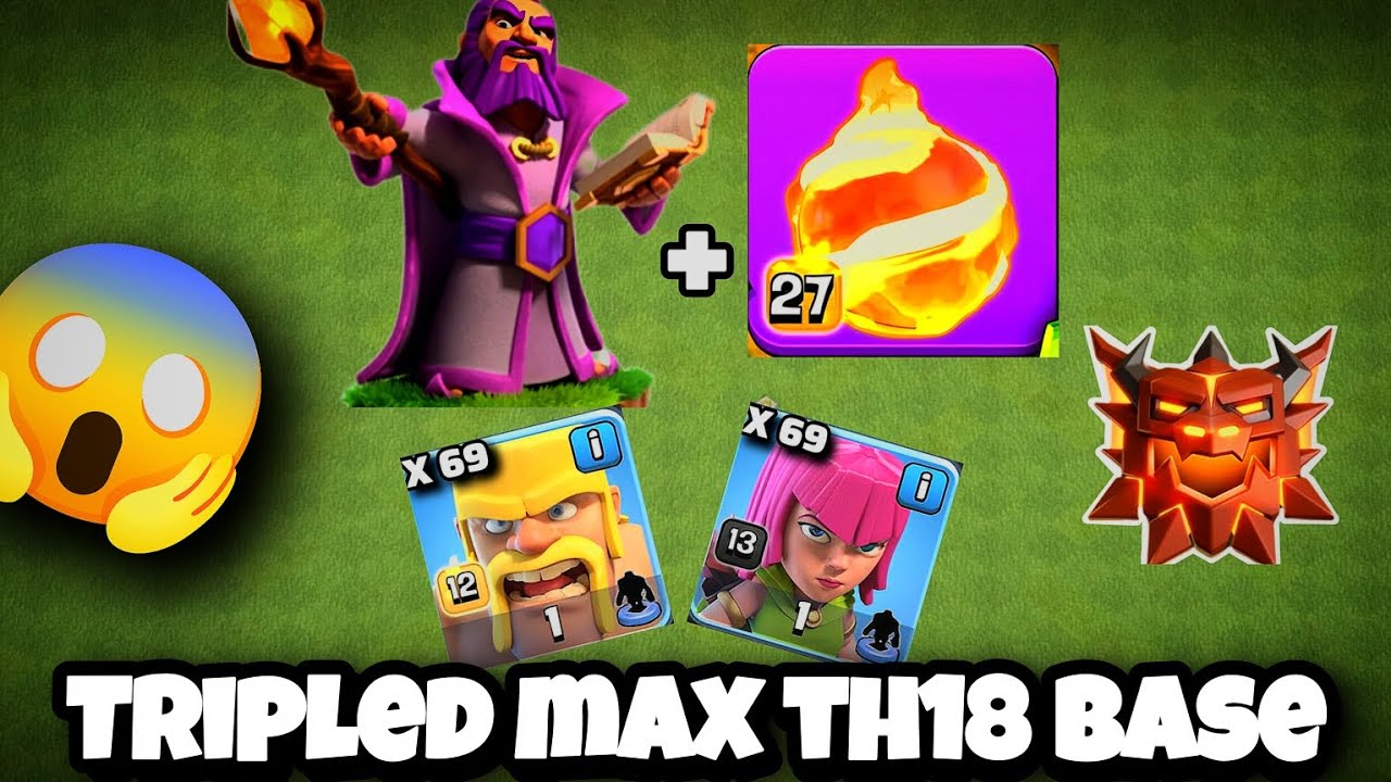 USED 69 BARB & ARCHER only in 1st legend hit by mistake 😭 |@ClashOfClans