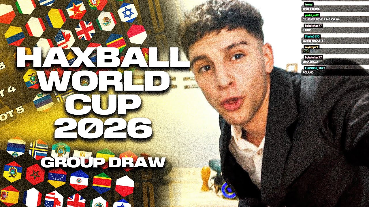🏆 🌍 HAXBALL WORLD CUP 2026 I GROUP DRAW I FIHA REAL SOCCER X4 🌍🏆