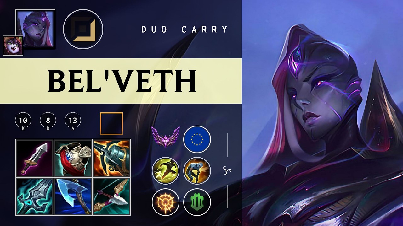 Bel'Veth Carry vs Jinx - EUW Master Patch 26.03