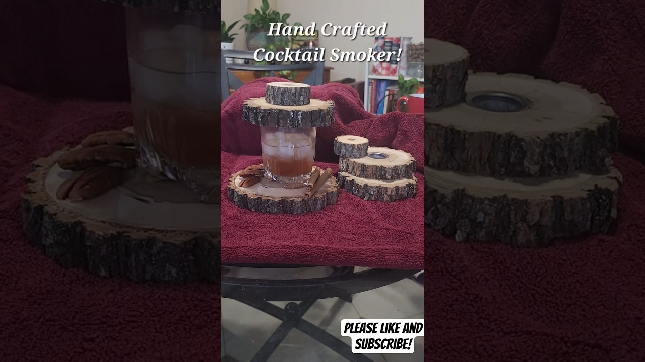 Handcrafted whiskey smoker