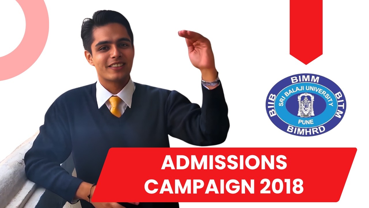 Admissions Campaign for 2018- Sri Balaji University Pune (SBUP) #UpwardsKV