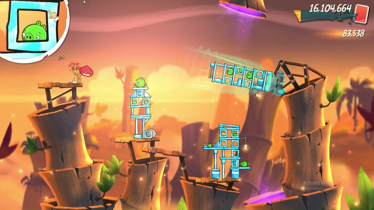 Angry birds 2. Levels 2450- 2452