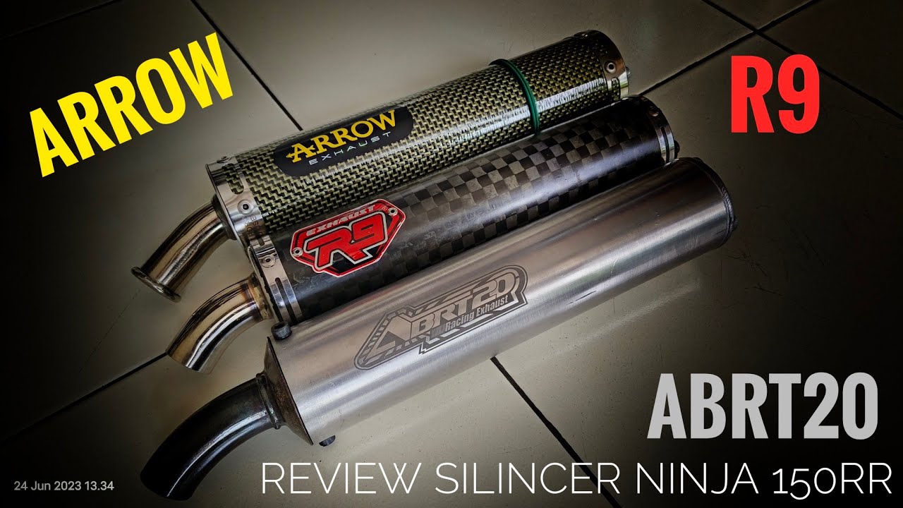 PERBANDINGAN SILINCER🔥ABRT20 ✅️AROW & R9🚀ENAK RENYAH SEMUANYA😋