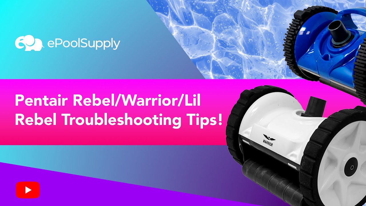 Pentair Rebel/Warrior/Lil Rebel Troubleshooting Tips!