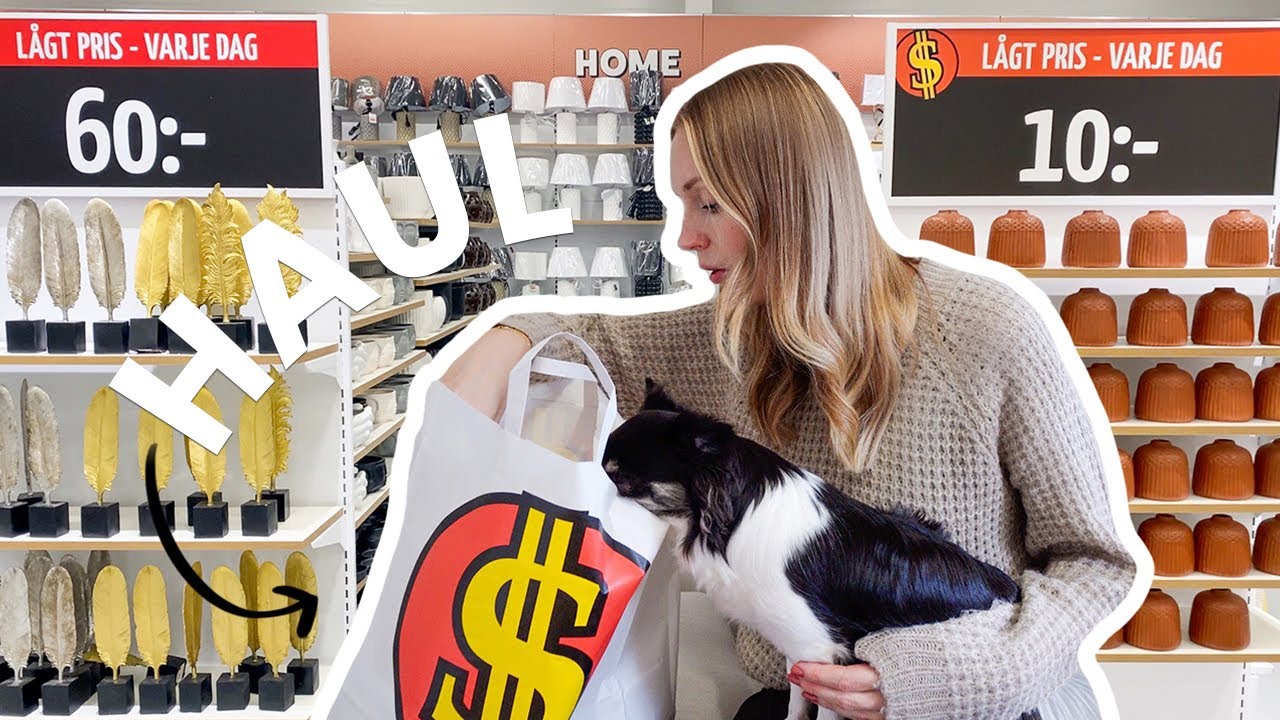 SHOPPING PÅ DOLLARSTORE!! | höstvlogg