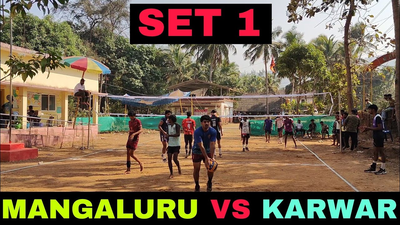 SEMIFINAL MATCH 🔥 | MANGALURU VS KARWAR | SET 1 🚀