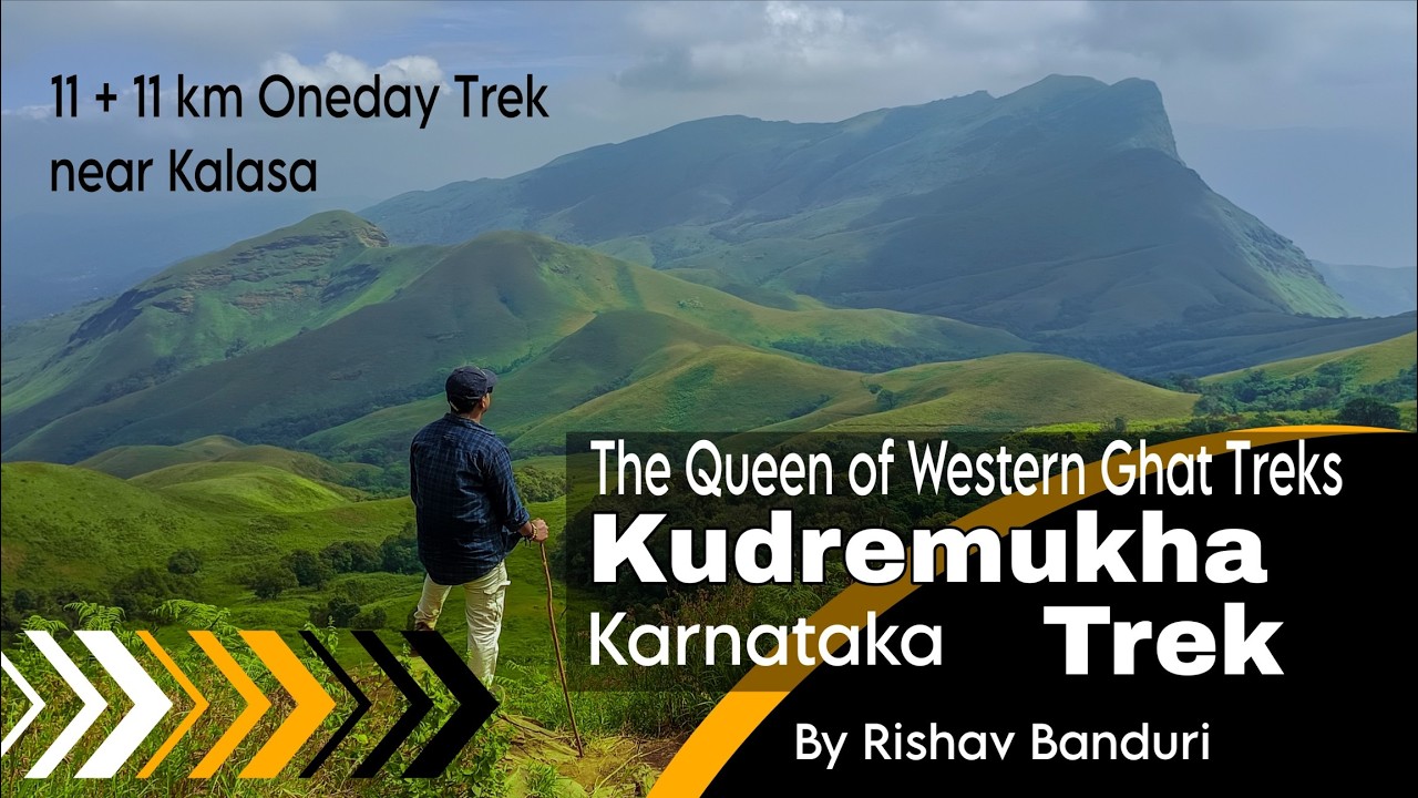 KUDREMUKA TREK | The Green Paradise: A Journey to Peak 🌿✨| Relaxing Cinematic Video | Karnataka