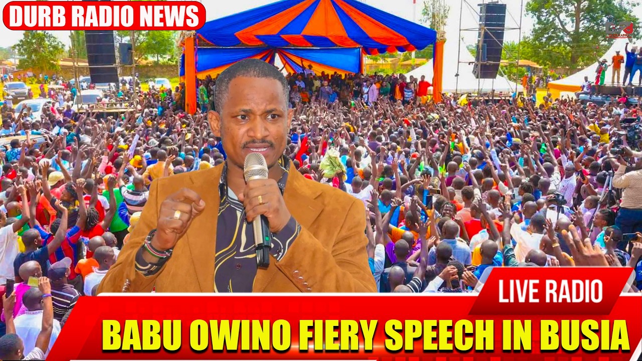 BABU OWINO FULL FIERY SPEECH AT LINDA MWANANCHI RALLY IN BUSIA #seo #podcast #kenya