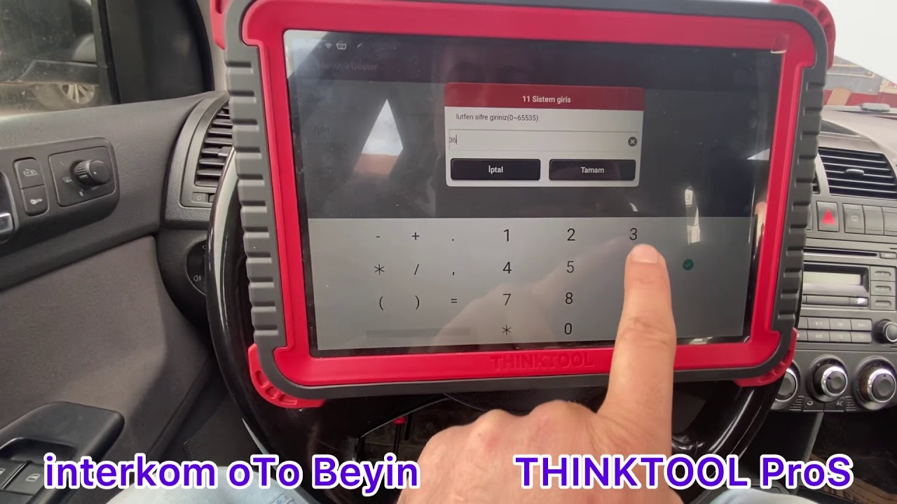 Volkswagen Polo Gösterge immobiliser programlama ( Thinktool ProS ) cihazı ile