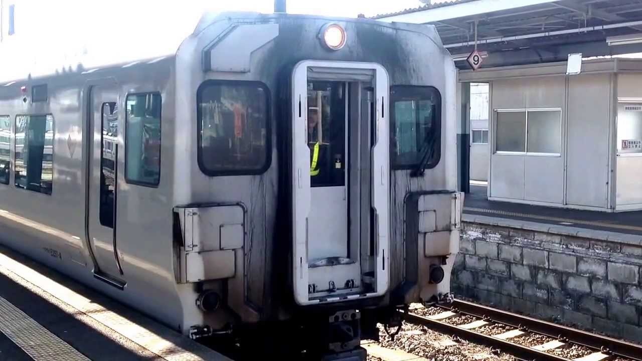 E257系 付属編成 松本駅 警笛あり