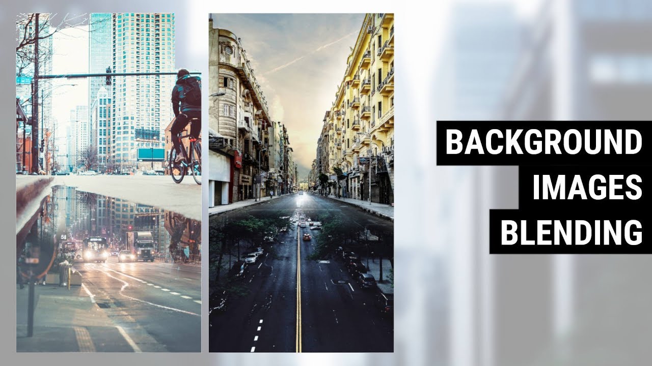 GIMP Tutorial : Double Exposure on Background Images