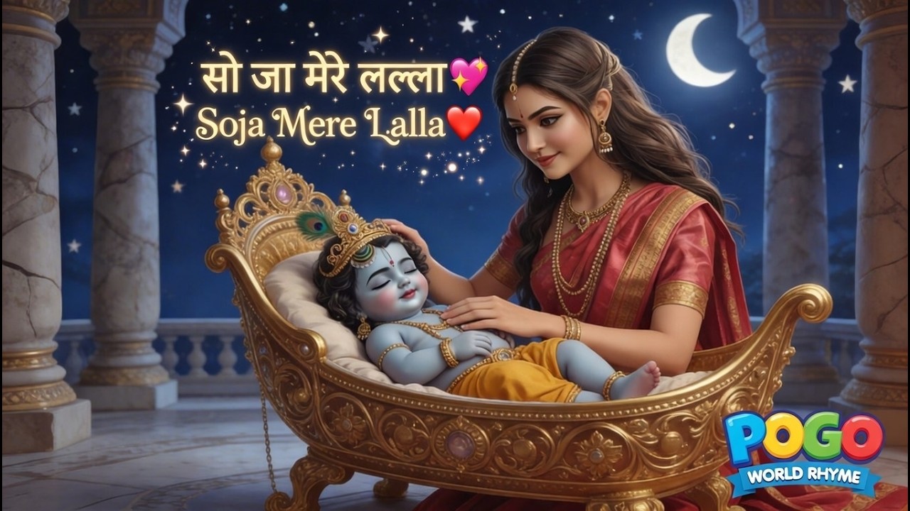 Soja Mere Lalla❤️| Lori ❤️| सो जा मेरे लल्ला |  Beautiful Lori | kanha Go To Sleep | Krishna Bhajan