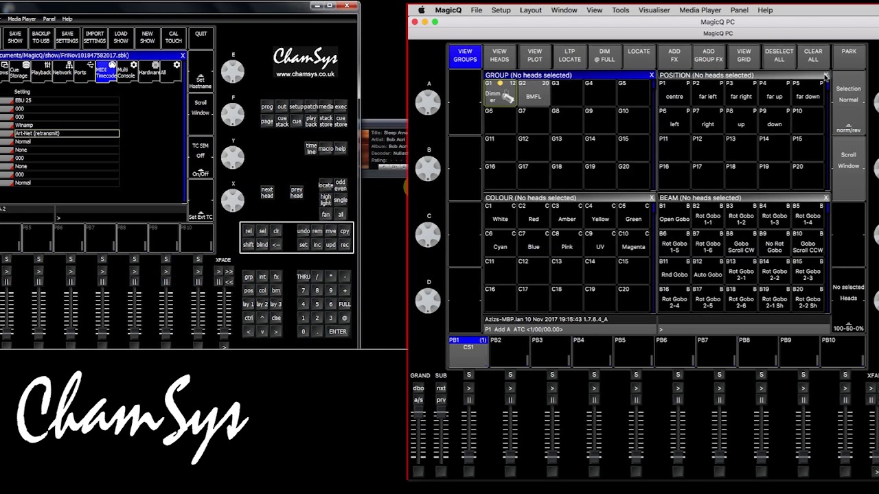 Получение Winamp Таймкода на пульт/Mac как внешний источник