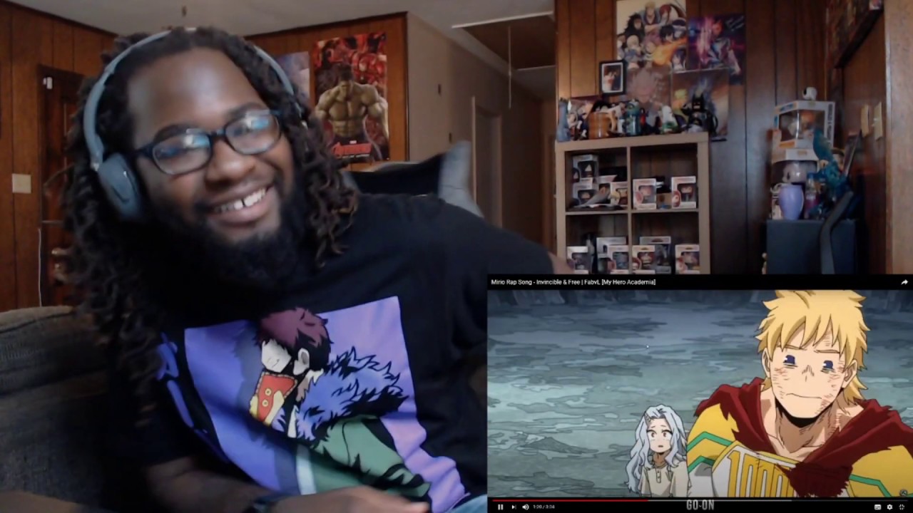 Mirio Rap Song - Invincible & Free | FabvL [Reaction]