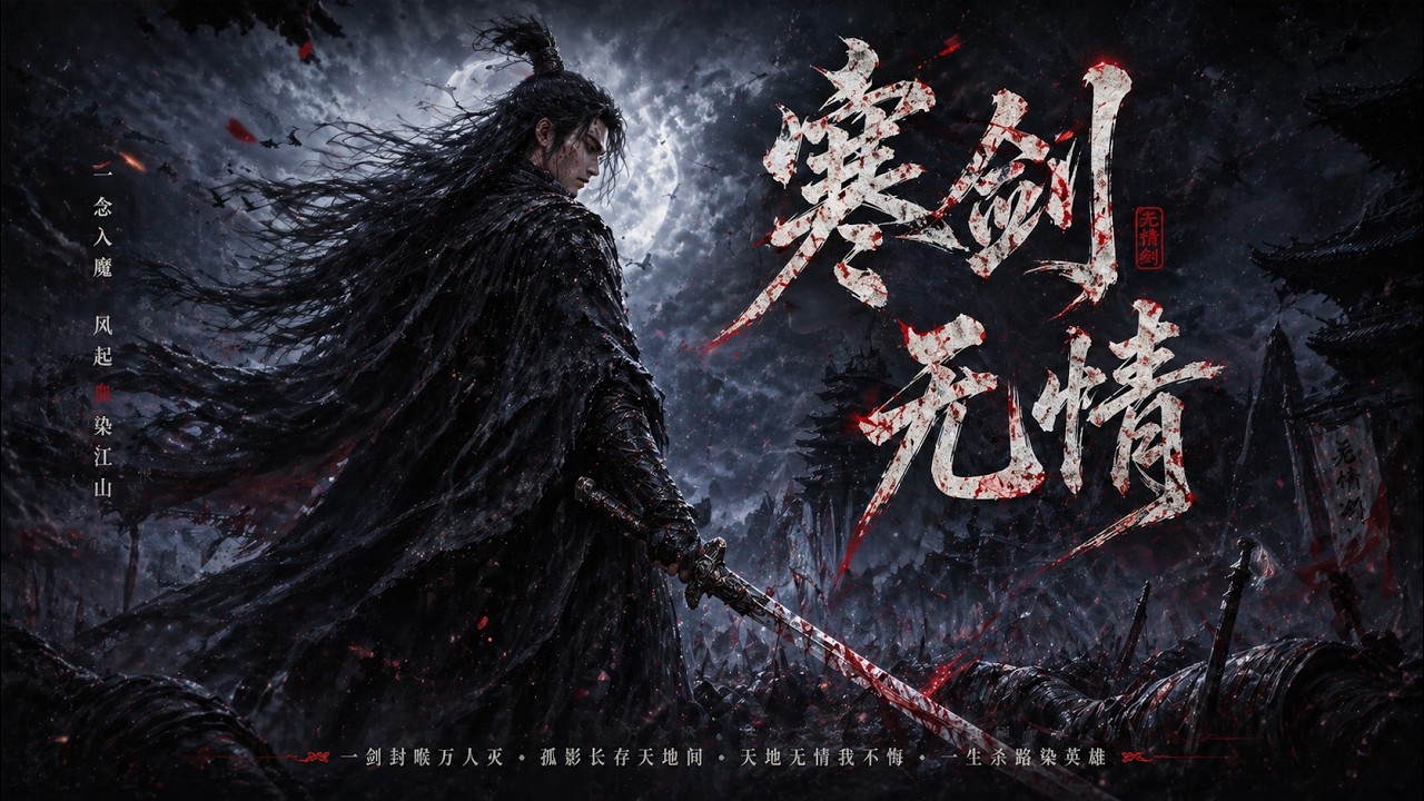 寒剑无情 | Cold Sword, Ruthless Fate | Dark Epic Chinese Wuxia Song