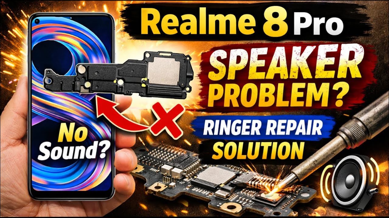Realme 8 Pro Repair Sound Speaker Ringer  Loud Speaker Problem Solutions