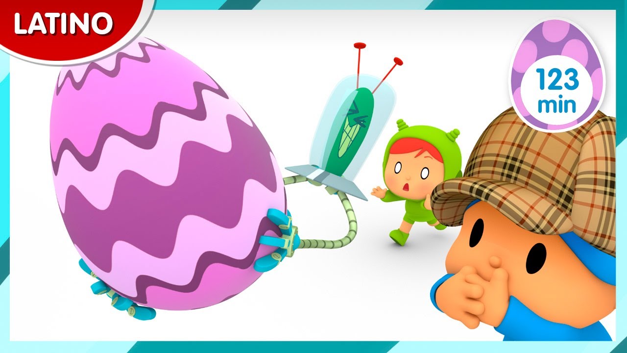 🐣 POCOYÓ ESPAÑOL LATINO - El Ladrón de los Huevos de Pascua [123 min] CARICATURAS y DIBUJOS ANIMADOS