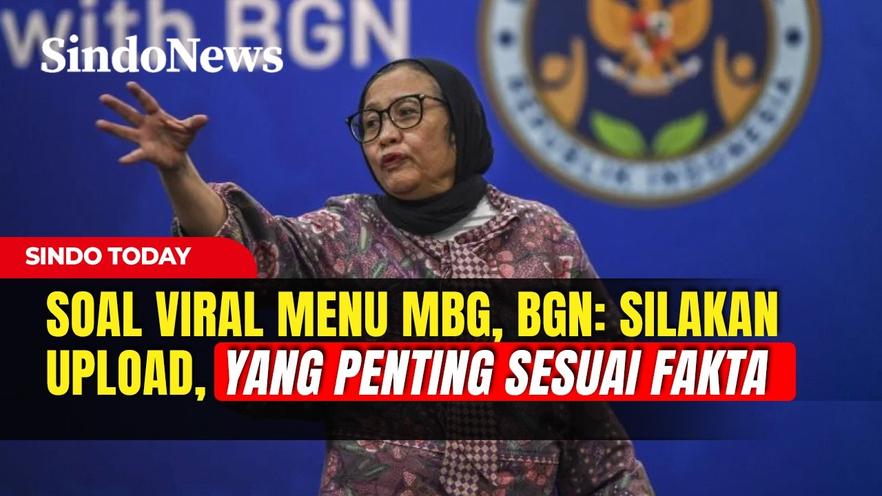 BGN Tak Larang Unggah Menu MBG ke Medsos, Asal Sesuai Fakta | Sindo Today | 05/06