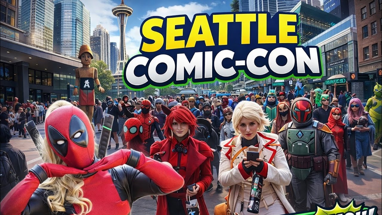 Seattle comic con huge crowds ￼ECCC