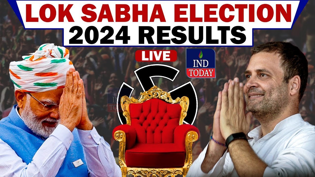 🔴LIVE: Lok Sabha Election Results | NDA Vs INDIA Bloc | PM Modi Vs Rahul Gandhi | IND Today