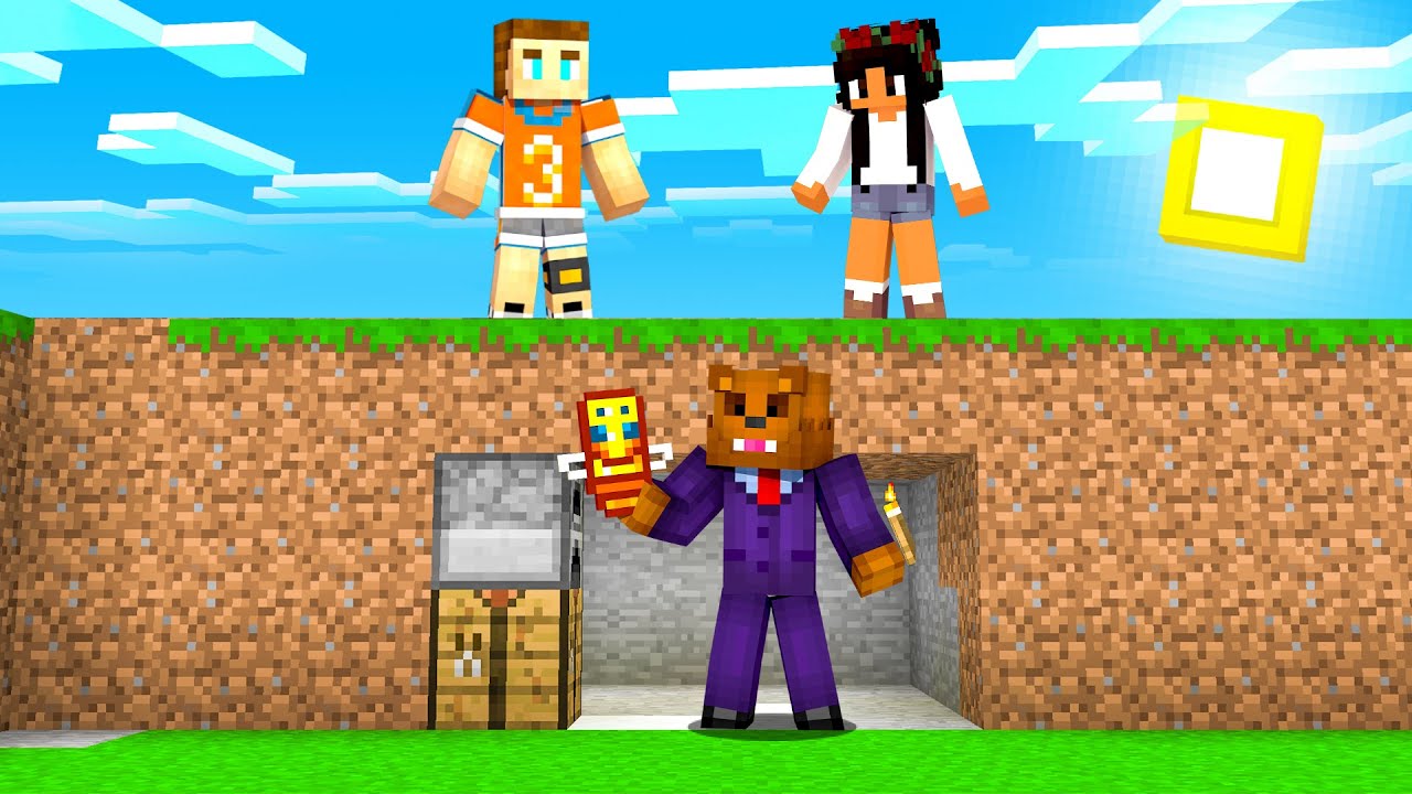 Minecraft Speedrunners VS 4 Hunters (Custom Totems)