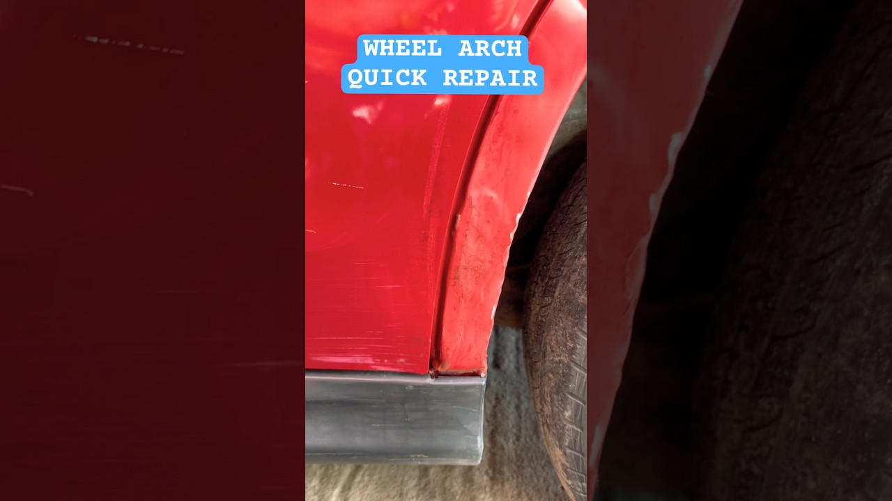 Wheel Arch Quick repair. #automobile #dentrepair #bodyshop
