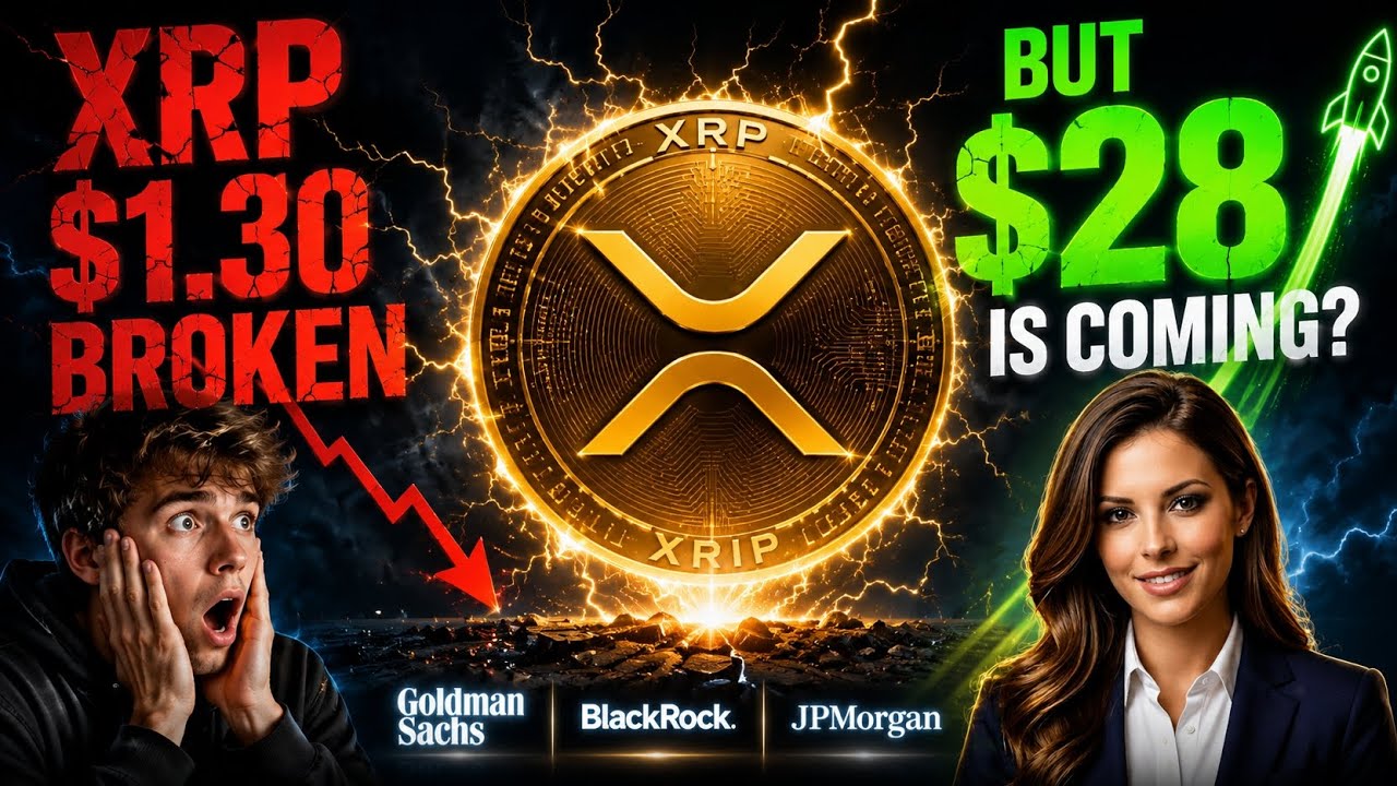XRP $1.30 BROKEN But Goldman Sachs & BlackRock Are BUYING? The Truth Nobody Is Telling You