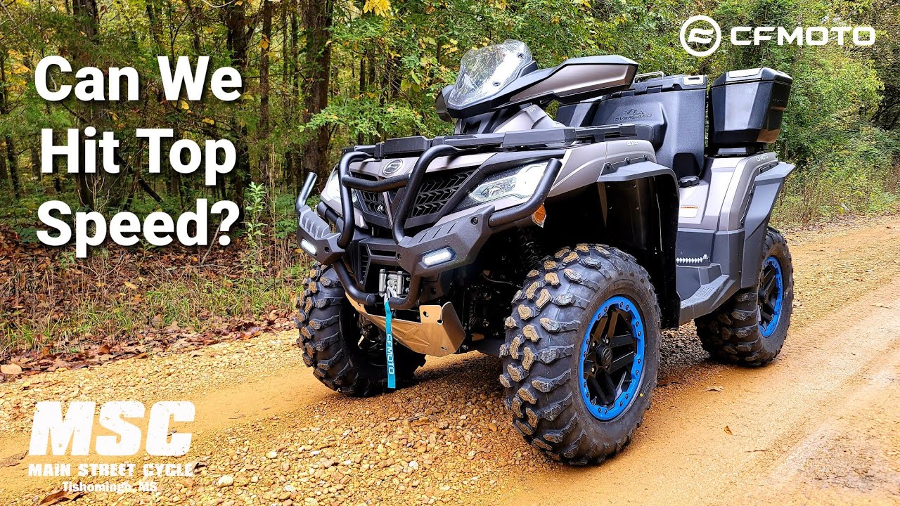 New CFMOTO CFORCE 1000 Overland High Speed Run on Dirt + Review