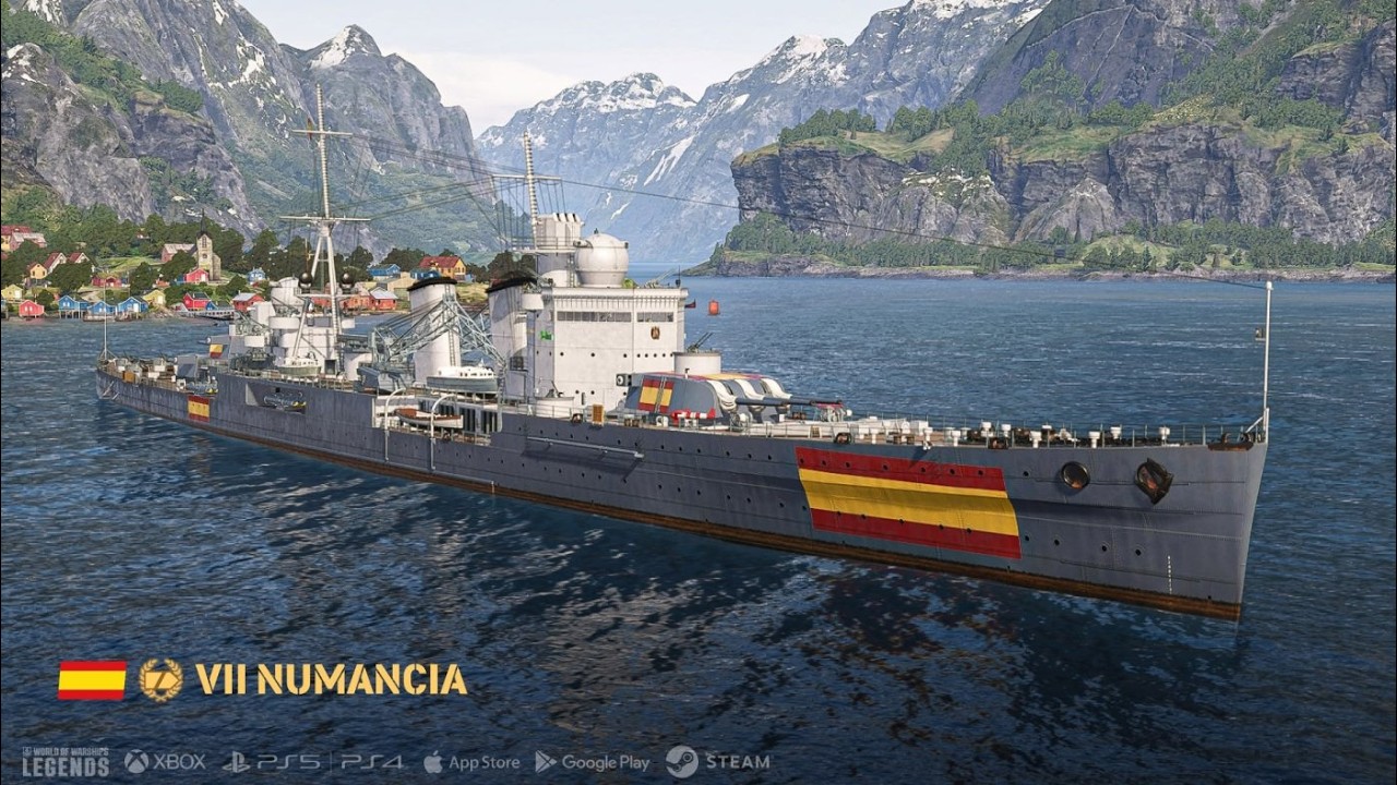 Крейсер NUMANCIA в World Of Warships Legends