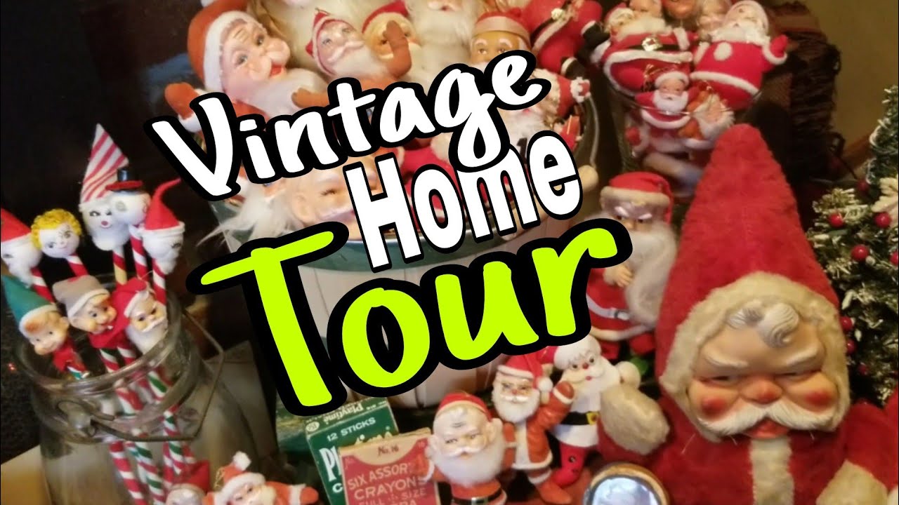 My Vintage Christmas Home Decor | Christmas Decorations 445