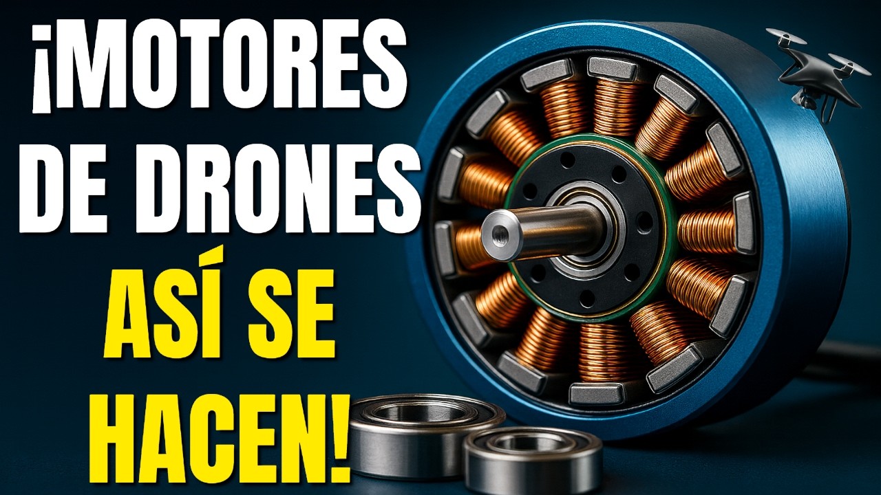 Así se fabrican los motores de los drones | Tecnología que sorprende