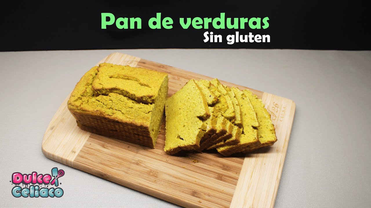 Pan de verduras Sin Gluten, muy saludable, fácil, rápido de preparar y pocos ingredientes.