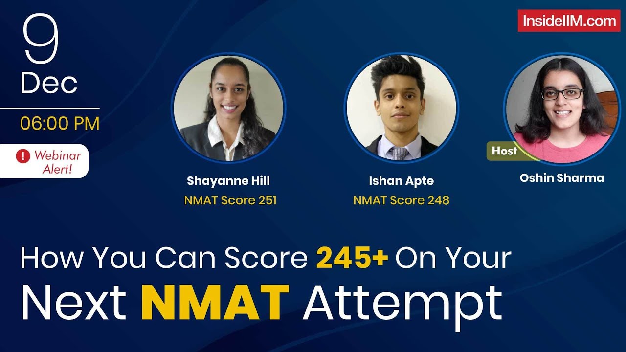How I Went From 180 To 248 On NMAT | Toppers&rsquo; Tips To Ace NMAT