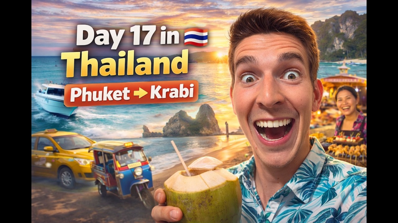 Day 17 in Thailand 🇹🇭 Phuket ➡️ Krabi... I Wasn't Expecting This!