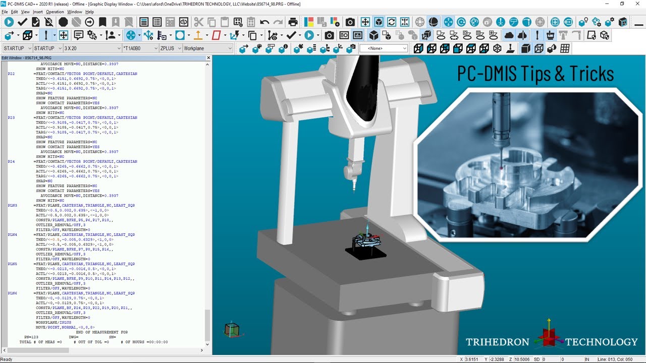 PC-DMIS Common Datums with Geo Tol