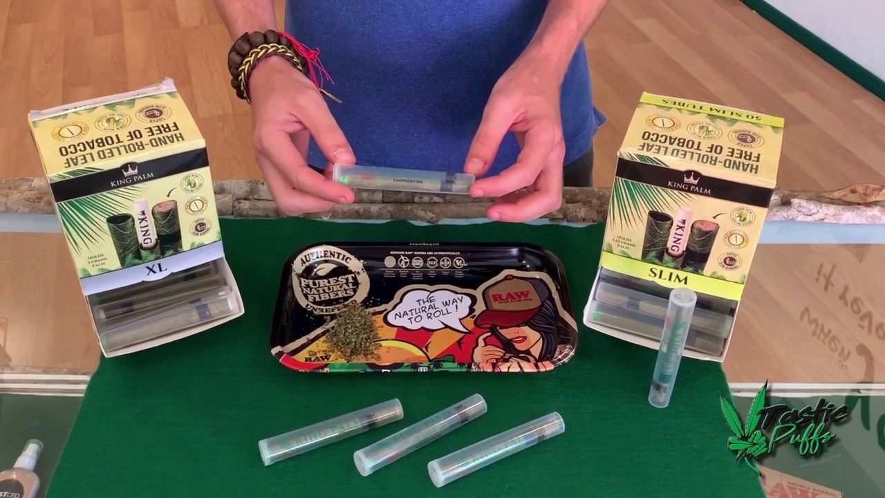 TasticPuffs - How To Roll A King Palm Slim - Powered By WeedDadli