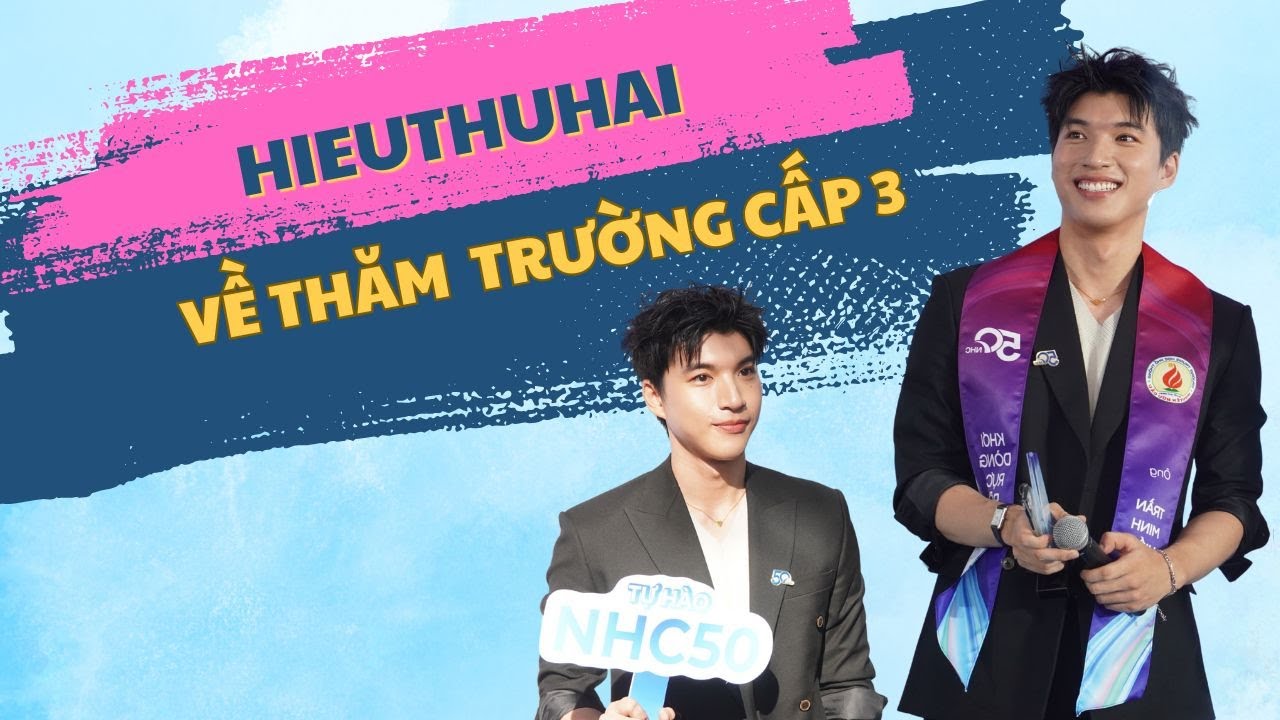 Về thăm trường cấp 3, HIEUTHUHAI bất ngờ được vinh danh truyền cảm hứng| SGĐĐ