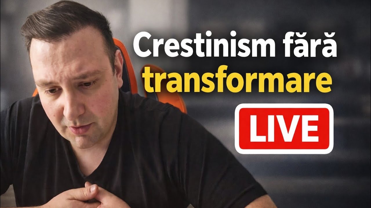Creștinism fără transformare | Vlad Dîrzu LIVE