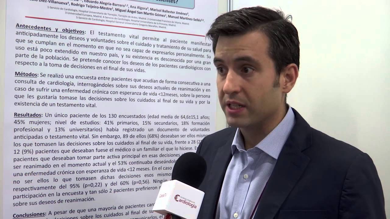 El testamento vital en cardiología: ¿sabemos qué desean nuestros pacientes?