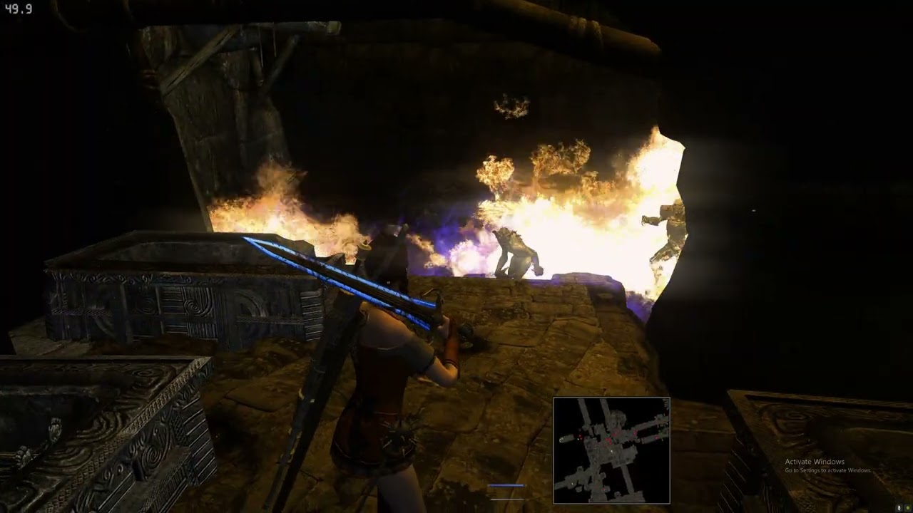 Ultramodded Skyim SE AE 4K [RTX 5090 4090 3090]: Ray Tracing + Realistic Dungeon Lighting