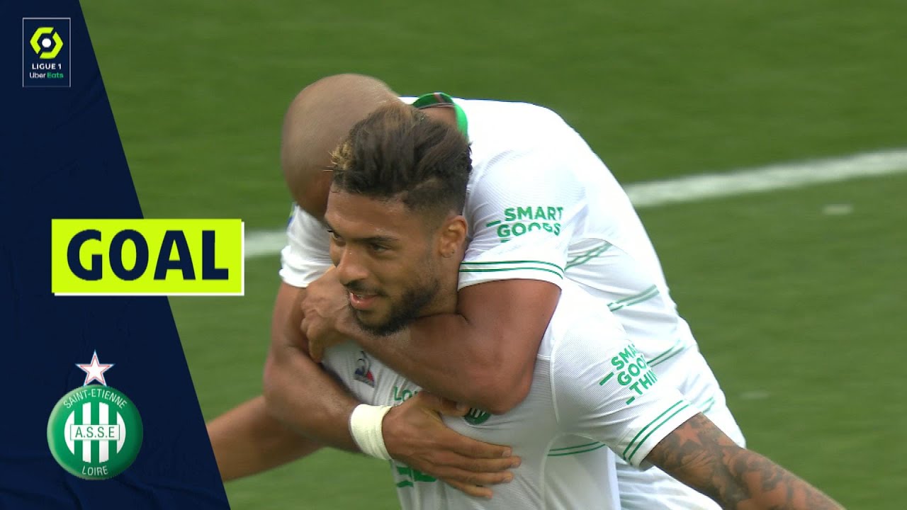 Goal Denis BOUANGA (52' - ASSE) RC LENS - AS SAINT-&Eacute;TIENNE (2-2) 21/22