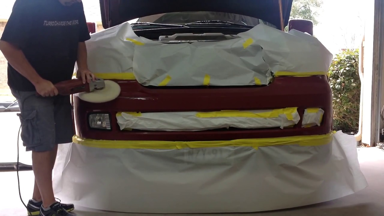 How to Remove Runs in Clear Coat Bumper Cover