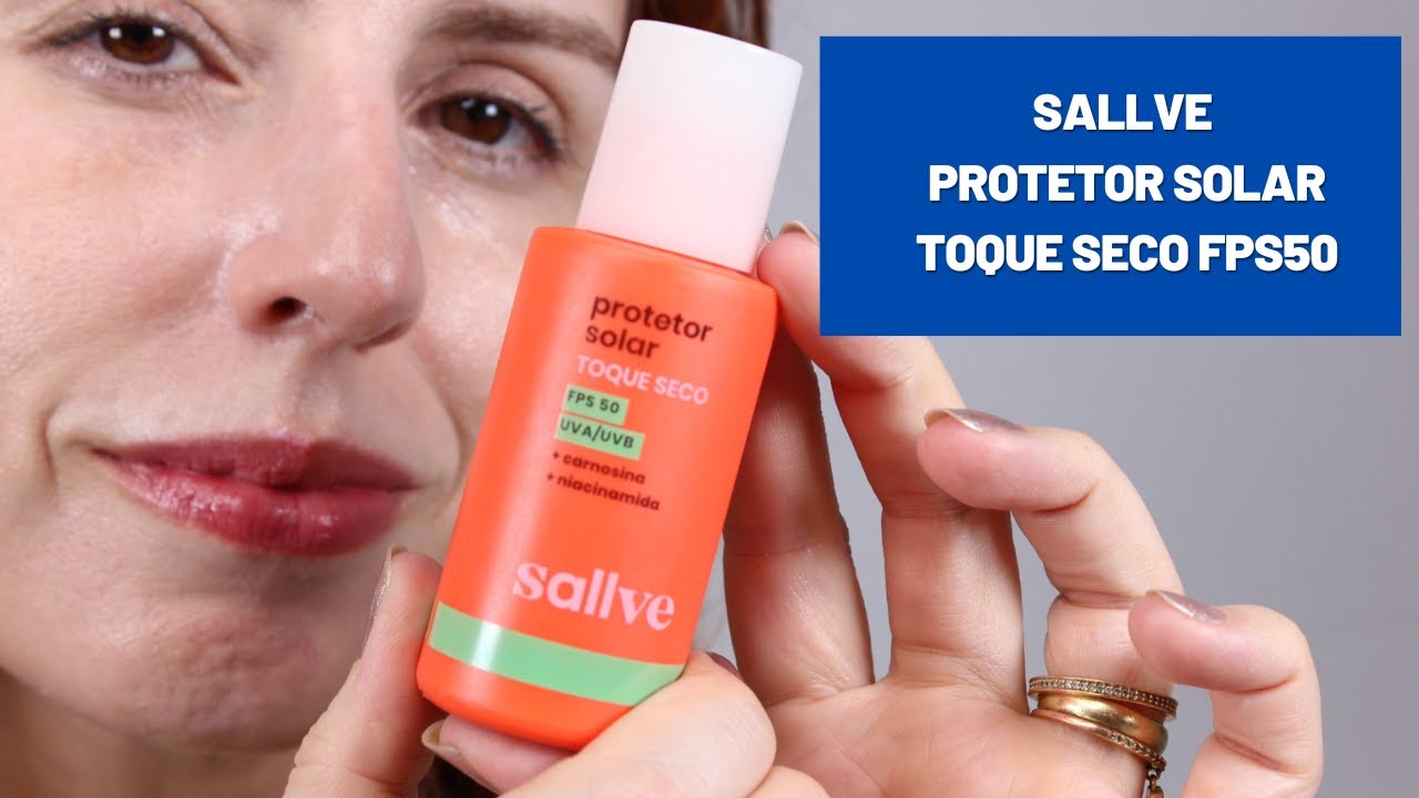 Sallve Protetor Solar Toque Seco FPS50 - resenha - é bom para pele oleosa?
