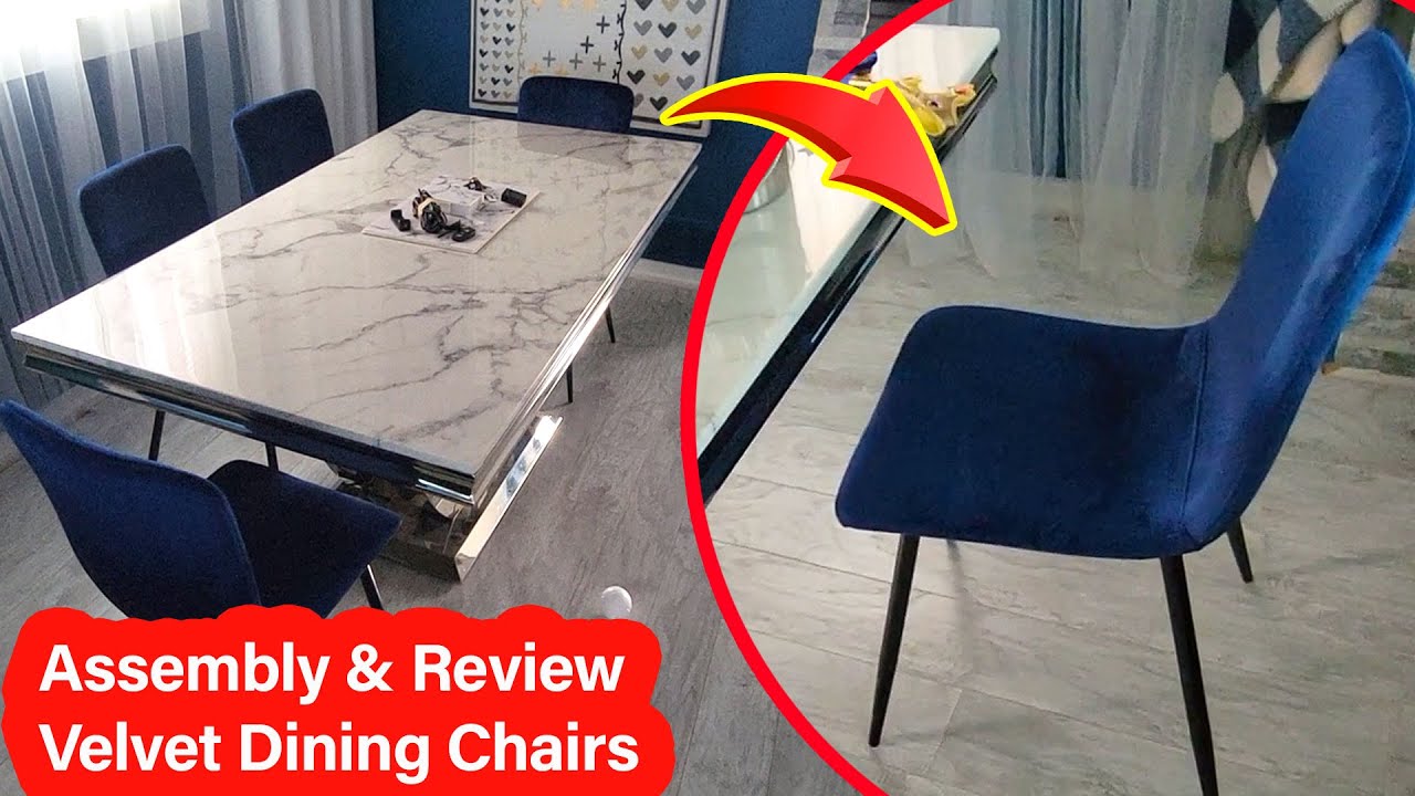 🔥 5 Velvet Dining Chairs You MUST Assemble NOW | Ultimate Review