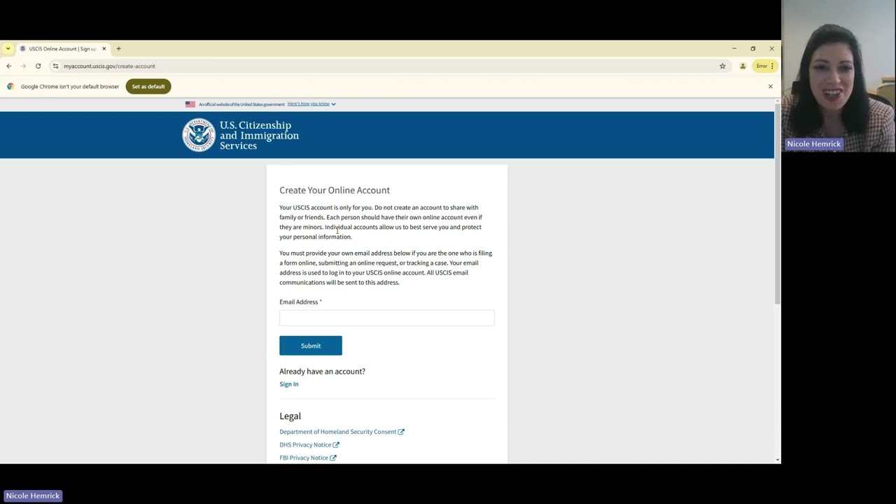 Explaining Your My USCIS Account