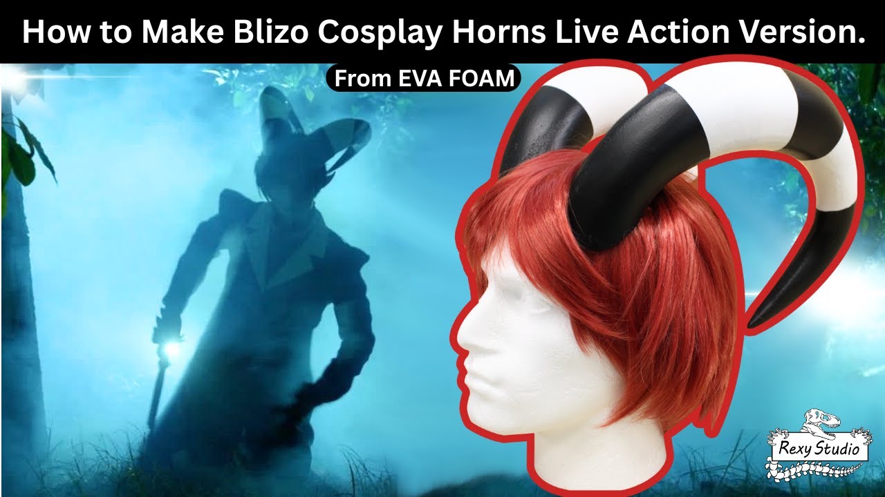 How to make BLIZO Cosplay Horns from Helluva Boss