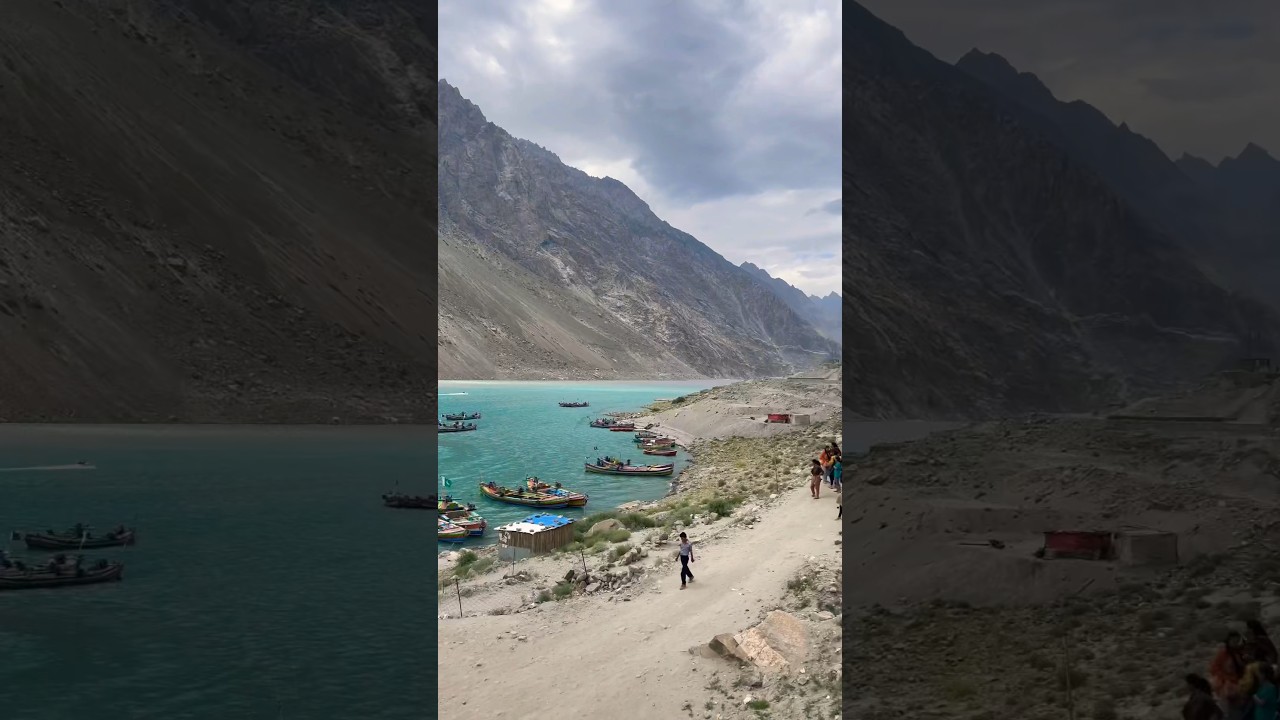 Attabad The blue Lake Hunza gilgit Pakistan 🇵🇰 #allahﷻ #nature #lake